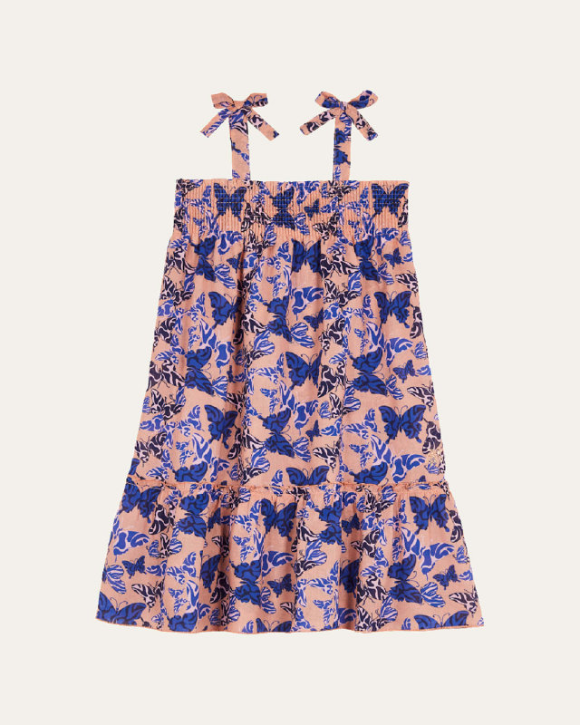 Girl's Butterfly-Print Dress, Size 2-